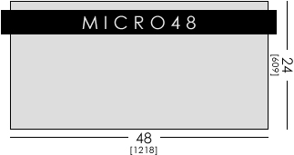 micro48 24" x 48" work area
