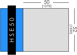 HSE50 50" x 52" work area